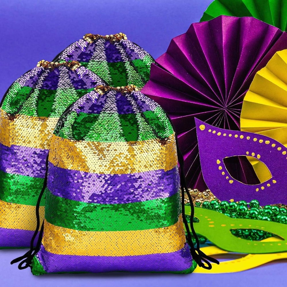 Mardi Gras Sequin Bag (large)